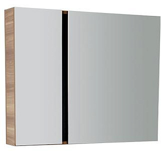 Зеркальный шкаф Creavit VE1080.00.VV Verti 80х78 см, орех