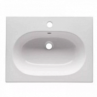 Eban FPLPK061-B*1  Pink 61, раковина керамическая,  61*46,5, форма: большой овал, с 1 отв., цвет: белый