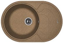 Мойка для кухни Florentina 20.140.D0760.105 Родос 76х51 см, с крылом, коричневая Мойка для кухни Florentina 20.140.D0760.105 Родос 76х51 см, с крылом, коричневая