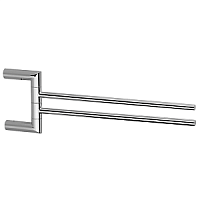 Полотенцедержатель Cisal SY09021021  System  двойной 40 см, цвет хром
