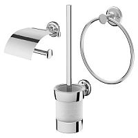 Набор аксессуаров AM.PM AK80T1403W Like, для зоны туалета, хром