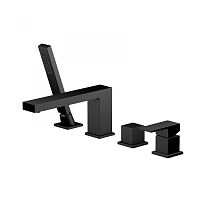 Смеситель Timo 2130/03Y Selene на борт ванны, черный матовый