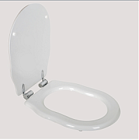 Сиденье TW Bristol TWBR64bi/cr для подвесного унитаза, белое/хром