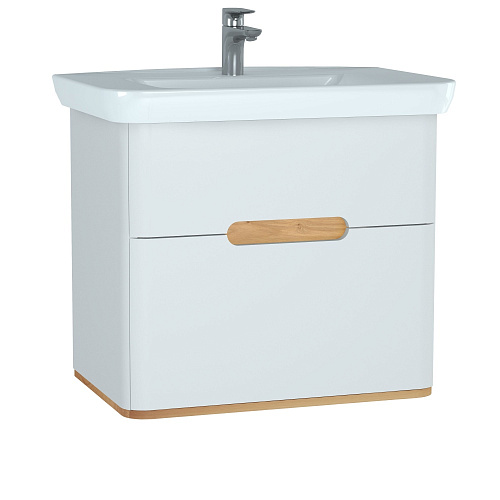 Тумба Vitra 60824 Sento с раковиной 78х49 см, подвесная, с LED подсветкой и датчиком движения, белая купить недорого в интернет-магазине Керамос Тумба Vitra 60824 Sento с раковиной 78х49 см, подвесная, с LED подсветкой и датчиком движения, белая купить недорого в интернет-магазине Керамос