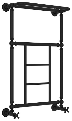 Полотенцесушитель водяной Сунержа 31-0282-8650 Ренессанс 860х500 мм, матовый черный