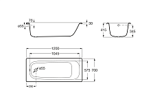 Ванна стальная Roca  212106001