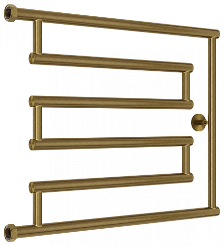 Полотенцесушитель водяной Сунержа High-Tech model "L" 500х650 (Состаренная бронза) 05-0052-5065