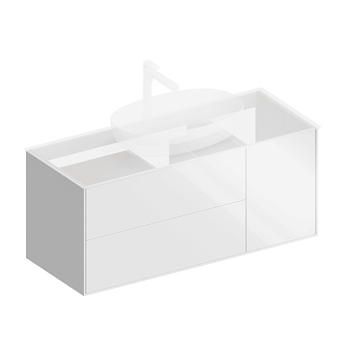 Тумба KERAMA MARAZZI PLAZA MODERN PL.M.120.3\WHT купить недорого в интернет-магазине Керамос