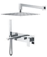 Сет 2159 474-CR_Душевая система Boheme Qubic, хром