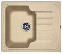 Мойка для кухни Florentina 20.235.A0615.104 Таис 62х51 см, с крылом, бежевая