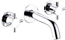 Смеситель Kludi 381450520 Bozz для раковины DN15 на 3 отверстия, излив 180 мм, ручки палочка, хром Смеситель Kludi 381450520 Bozz для раковины DN15 на 3 отверстия, излив 180 мм, ручки палочка, хром