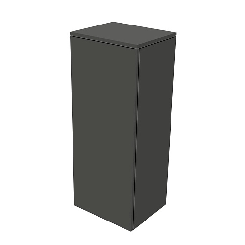 Шкаф-пенал Keuco 31720390002 Edition 400 средний 90х35 см, петли справа, антрацит/антрацит купить недорого в интернет-магазине Керамос