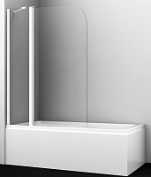 Шторка на ванну WasserKRAFT Leine 35P02-110WHITE