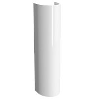 Пьедестал Vitra 6936B003-7035 Zentrum для умывальника, белый Пьедестал Vitra 6936B003-7035 Zentrum для умывальника, белый