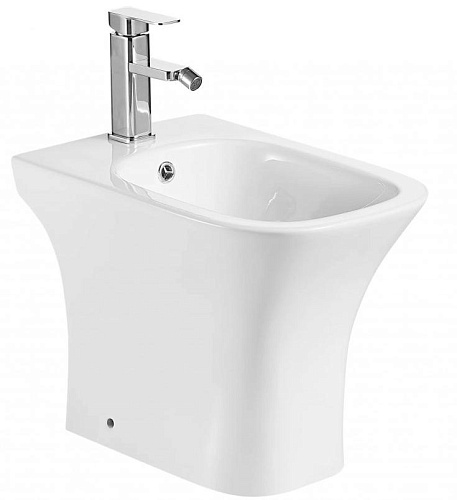 Биде Azario AZ-1215C Fretta Square напольное, 53х34 см, белое Биде Azario AZ-1215C Fretta Square напольное, 53х34 см, белое