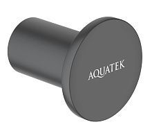Крючок Aquatek AQ4401MB Лира, черный матовый