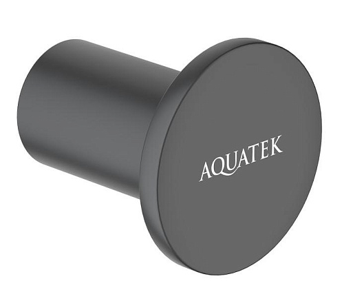 Крючок Aquatek AQ4401MB Лира, черный матовый купить недорого в интернет-магазине Керамос