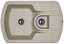 Мойка для кухни Florentina 20.200.D0760.305 Нире 76х51 см, с крылом, серая