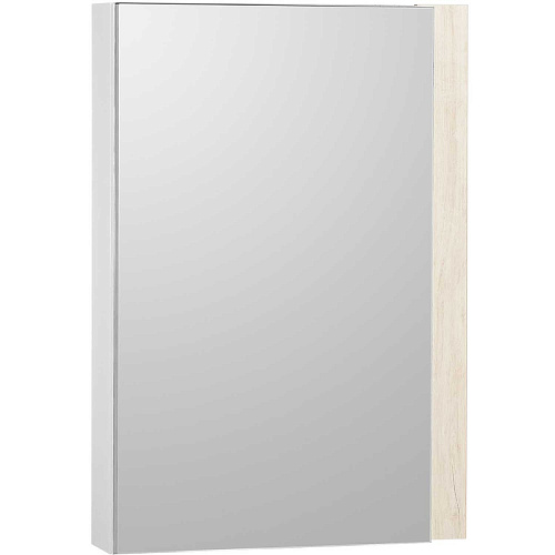 Зеркальный шкаф Акватон 1A257702AHB20 Кантри 55х80 см, белый/дуб верона купить недорого в интернет-магазине Керамос