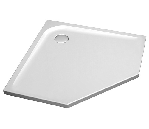 Душевой поддон Ideal Standard K195001 Ultraflat пентагональный, 90х90 см, Euro White (евробелый)