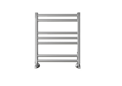 Полотенцесушитель водяной Aquatek AQ KO0760CH Поларис П7 50х60 см, подключение нижнее/диагональное, хром