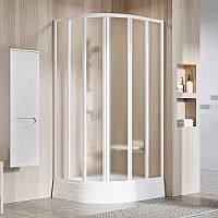 Душевой уголок Ravak 32040100ZG SKKP6-80 80х80 см, Supernova, белый + грейп