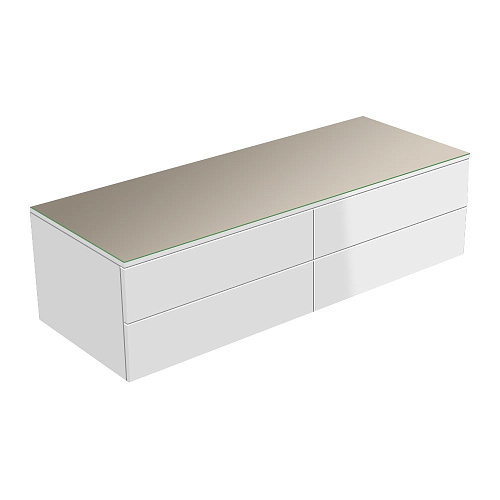 Тумба Keuco 31766840000 Edition 400 боковая 140х53.5 см, белый глянцевый/стекло глянцевое кашемир купить недорого в интернет-магазине Керамос Тумба Keuco 31766840000 Edition 400 боковая 140х53.5 см, белый глянцевый/стекло глянцевое кашемир купить недорого в интернет-магазине Керамос