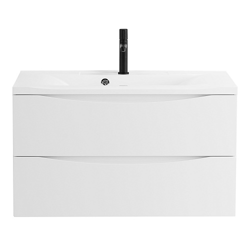 База BelBagno MARINO-800-2C-SO-BO-P под раковину 80х45 см, подвесная, Bianco Opaco (белый матовый) купить недорого в интернет-магазине Керамос