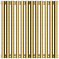 Радиатор Сунержа 051-0332-5012 Эстет-00 отопительный н/ж 500х540 мм/ 12 секций, состаренная латунь