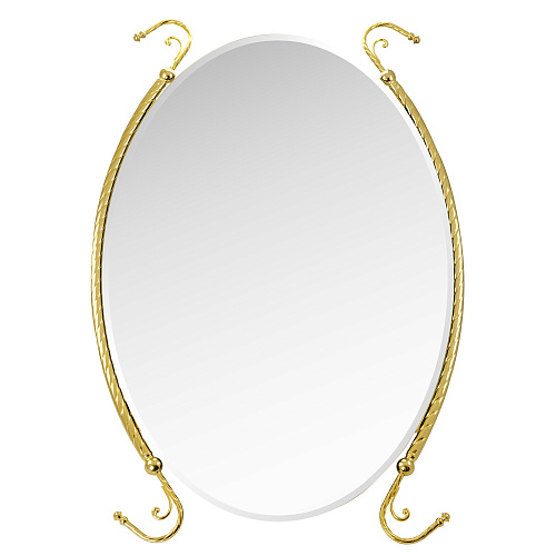 Зеркало Migliore 16940 Edera настенное, золото купить недорого в интернет-магазине Керамос