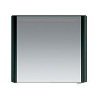 Зеркальный шкаф с подсветкой AM.PM Sensation M30MCL0801AG левосторонний, антрацит глянец