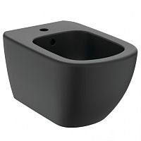 Биде Ideal Standard T3552V3 Tesi подвесное 36х53 см, с отверстием под смеситель, Silk Black (черный шелк) Биде Ideal Standard T3552V3 Tesi подвесное 36х53 см, с отверстием под смеситель, Silk Black (черный шелк)