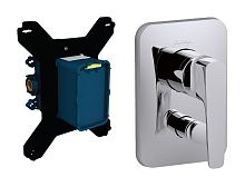 Смеситель Jacob Delafon E98718RU-CP Aleo+ для душа (внутренняя часть в комплекте), хром