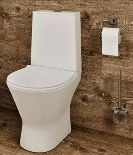 Сет №1520_EDIRDSEi24, Унитаз-компакт, безободковый, белый Сет №1520_EDIRDSEi24, Унитаз-компакт, безободковый, белый