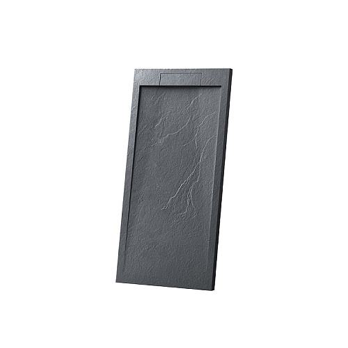 Душевой поддон Vincea VST-4SRL8010A из искусственного камня, 100х80 см, антрацит Душевой поддон Vincea VST-4SRL8010A из искусственного камня, 100х80 см, антрацит