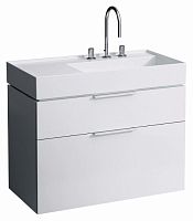 Тумба под раковину подвесная. с ящиками Laufen Kartell 4.0760.2.033.631.1, белый лак Тумба под раковину подвесная. с ящиками Laufen Kartell 4.0760.2.033.631.1, белый лак