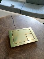 Смывная клавиша KKPol SPP/374/BG/K M10 для инсталляции, брашированное золото Смывная клавиша KKPol SPP/374/BG/K M10 для инсталляции, брашированное золото