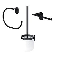 Набор аксессуаров AM.PM AK84T2603B X-Joy, для зоны туалета, черный