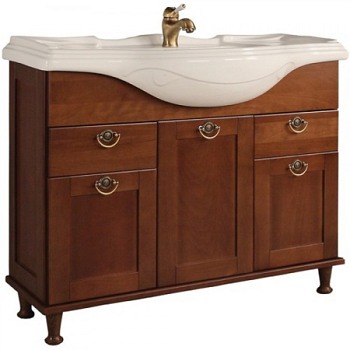 Тумба под раковину Roca America ZRU9302792, тёмное дерево снят с производства