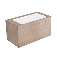 Тумба Keuco 31582870000 Edition 400 под умывальник 105х53.5 см, кашемировый дуб/кашемировый дуб