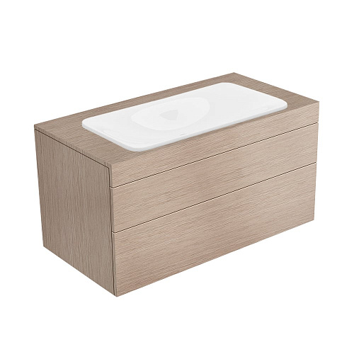 Тумба Keuco 31582870000 Edition 400 под умывальник 105х53.5 см, кашемировый дуб/кашемировый дуб купить недорого в интернет-магазине Керамос