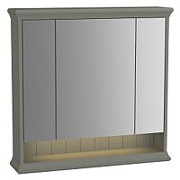 Зеркальный шкафчик Vitra 62232 Valarte, 80х75 см, матовый серый Зеркальный шкафчик Vitra 62232 Valarte, 80х75 см, матовый серый