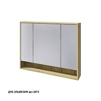 Шкаф Caprigo 2052-Дуб Эльвезия зеркальный 100х80 см