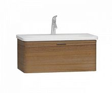 Тумба Vitra 56138 Nest Trendy с раковиной 80х44 см, подвесная, Naturwood (темное дерево) Тумба Vitra 56138 Nest Trendy с раковиной 80х44 см, подвесная, Naturwood (темное дерево)