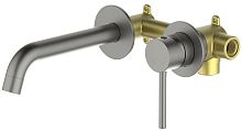 Смеситель для раковины, встраиваемый Aquatek ЕВРОПА AQ1313BGM
