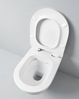 Чаша унитаза Artceram FLV004 01 00 bi FILE 2.0 подвесного 36х52 см, безободкового, белая