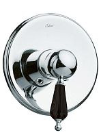 Смеситель Boheme 245 Tradizionale Nero для душа, встроенный, хром/черный