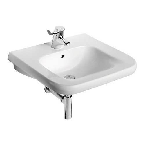 Раковина Ideal Standard S216501 Contour подвесная 55х54 см для инвалидов, Euro White (евробелый) Раковина Ideal Standard S216501 Contour подвесная 55х54 см для инвалидов, Euro White (евробелый)