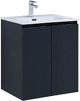 Тумба с раковиной Aquanet 00274131 Алвита New, 61х47 см, серая