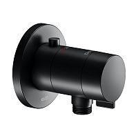 Смеситель Keuco 59554370001 IXMO с термостатом для встройки с выводом для шланга DN 15, черный матовый